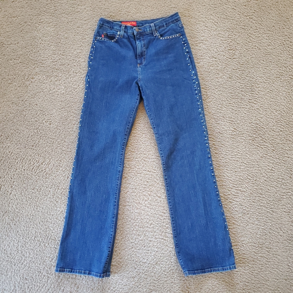NYDJ BLING Blue Jeans. Size 12.